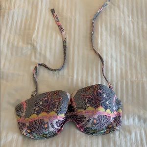 Multi colored Victoria secret bikini top